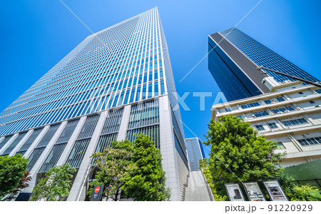 日本の東京都市景観　日本生命浜松町クレアタワーなどを望む 91220929