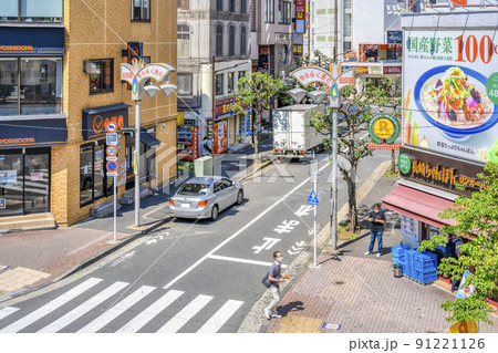 東京の都市風景 五反田ゆうらく通り 東京の都市風景 五反田ゆうらく通り 91221126