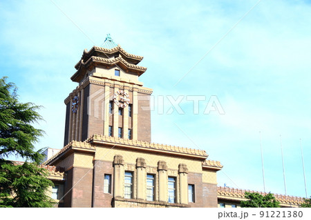 名古屋市、名古屋市役所本庁舎の風景 名古屋市、名古屋市役所本庁舎の風景 91221380