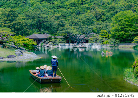 特別名所　栗林公園の新緑 91221845