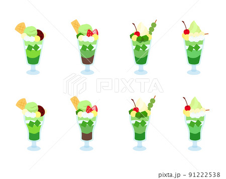 抹茶パフェのセット 91222538