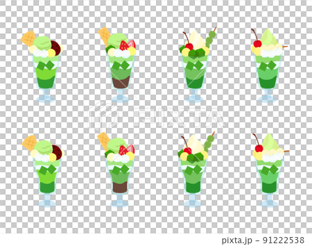 抹茶パフェのセット 91222538