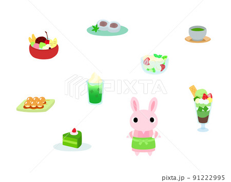 和カフェメニュー1　ウサギの店員付 91222995