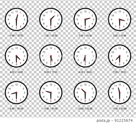 Simple clock set 30 minutes 91225674