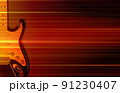 abstract blurred music background with electric guitar 91230407