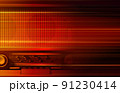 abstract blurred music background with retro radio 91230414