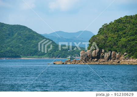 青い海青い空 長島海峡 戸島 青い海青い空 長島海峡 戸島 91230629