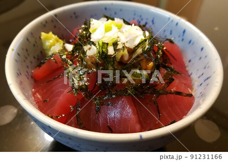 男の料理～鉄火丼風～ 91231166