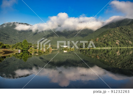 富士山休暇村富士の鏡の田貫湖 91232263