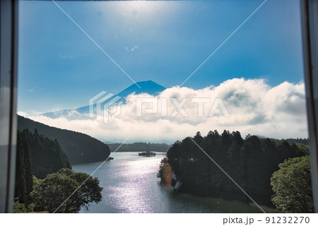 富士山休暇村富士宿の部屋からの富士山 富士山休暇村富士宿の部屋からの富士山 91232270