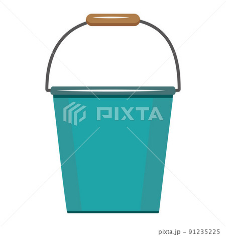 Insulated container for washing and cleaning, color vector illustration in the flat style Insulated container for washing and cleaning, color vector illustration in the flat style 91235225