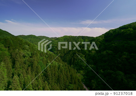 山の景色 91237018