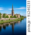 River Tay and Perth City centre 91240233