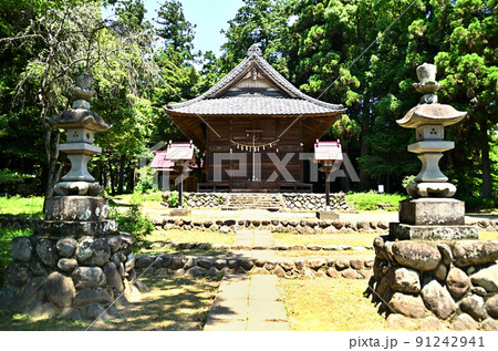 埼玉県熊谷市板井の出雲乃伊波比(いずものいわい)神社 91242941