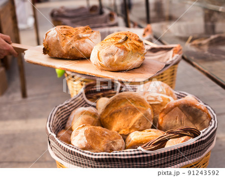 ruddy rolls of fresh warm grain bread ruddy rolls of fresh warm grain bread 91243592