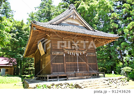 埼玉県熊谷市板井の出雲乃伊波比(いずものいわい)神社 91243626