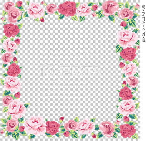 裝飾玫瑰花框 裝飾玫瑰花框 91243739