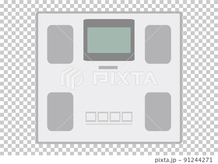 Illustration of a weight scale Illustration of a weight scale 91244271