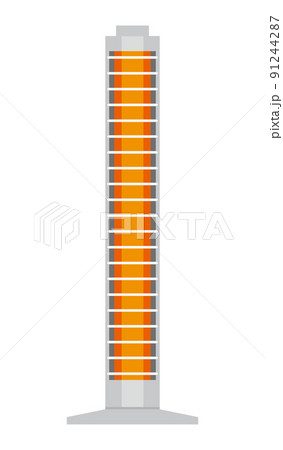 タワー型ストーブのイラスト 91244287