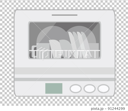 食器洗い機のイラスト 食器洗い機のイラスト 91244299