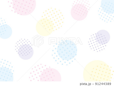 水玉模様の背景 カラフル 水玉模様の背景 カラフル 91244389
