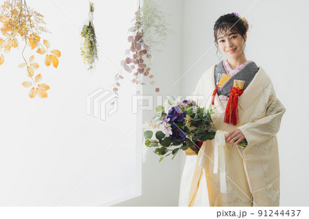 白無垢　ブーケ　色掛下 91244437