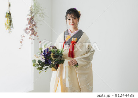 白無垢　ブーケ　色掛下 91244438