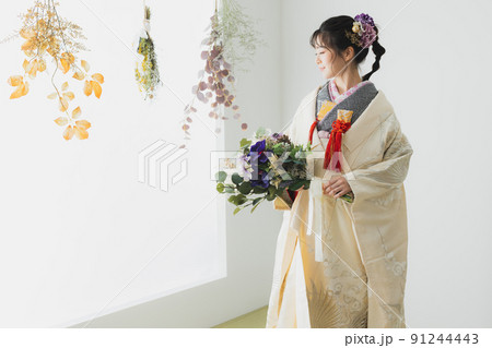 白無垢 ブーケ 色掛下 白無垢 ブーケ 色掛下 91244443