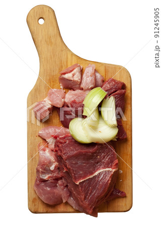 fresh meat on the hardboard fresh meat on the hardboard 91245905