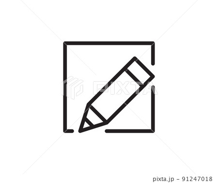 Note icon vector sign. Paper message or document page. 91247018
