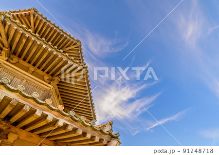 鞠智城「八角形鼓楼（はっかくけいころう）」風景 91248718