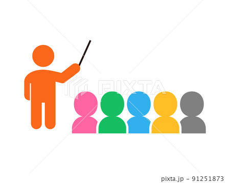 説明、解説、教える人 91251873