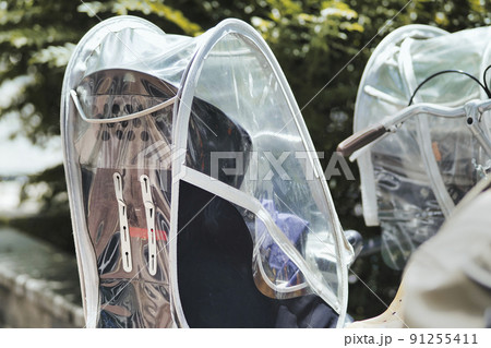 自転車のチャイルドシート 91255411