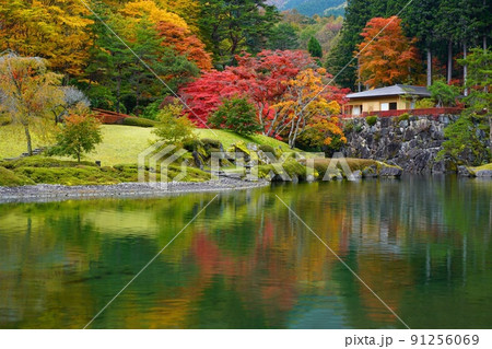古峯神社 古峯園の紅葉 栃木県鹿沼市 91256069