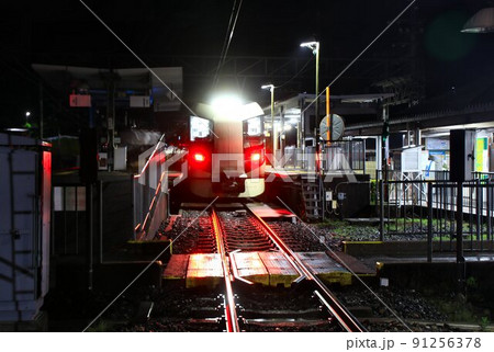 今や希少な夜行列車【尾瀬夜行2345】特急リバティ・500系 91256378