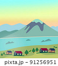 外国田舎町の風景 91256951