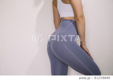 ヒップアップ・トレーニングウェアの女性・ダイエットイメージ 91259890