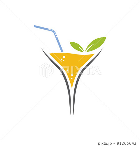 Juice logo fresh drink brand 91265642