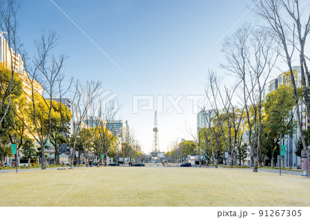 名古屋の100メートル道路(久屋大通・RAYARD Hisaya-odori Park) 名古屋の100メートル道路(久屋大通・RAYARD Hisaya-odori Park) 91267305