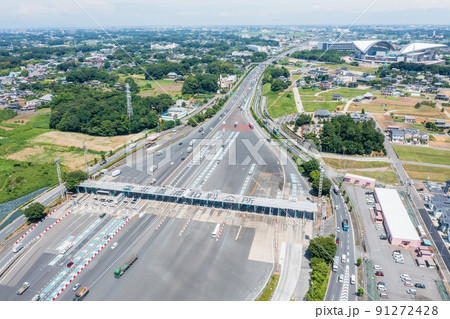 空撮「埼玉県」浦和料金所 91272428