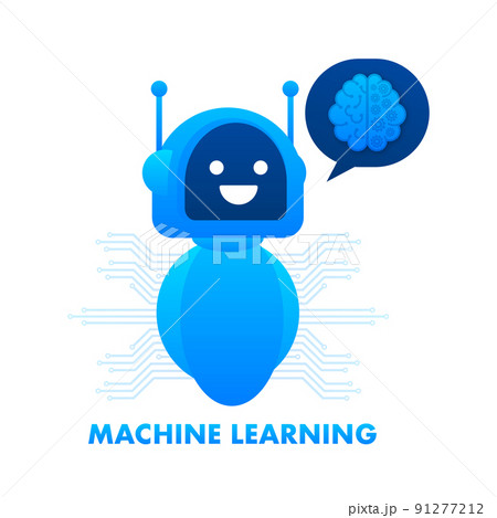 3d machine learning for healthcare design. Vector concept 91277212