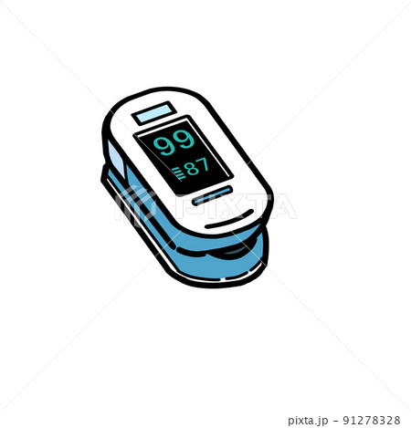 Pulse Oximeter - Stock Illustration [91278328] - PIXTA
