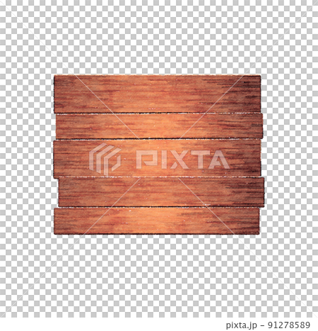 Wooden signboard watercolor Wooden signboard watercolor 91278589