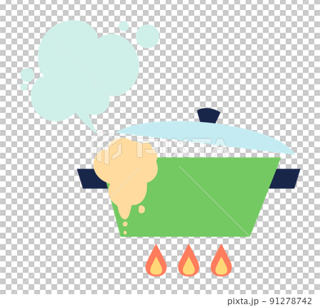 Scandinavian kitchen pot icon-two-handed pot spill Scandinavian kitchen pot icon-two-handed pot spill 91278742