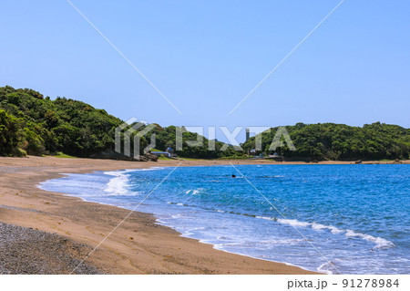 千里の浜 新緑の頃 和歌山県みなべ町 千里の浜 新緑の頃 和歌山県みなべ町 91278984