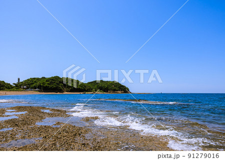 千里の浜 新緑の頃 和歌山県みなべ町 千里の浜 新緑の頃 和歌山県みなべ町 91279016