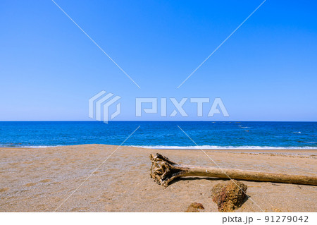 千里の浜　新緑の頃　和歌山県みなべ町 91279042