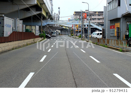 豊中市の道路　大阪池田線 91279431
