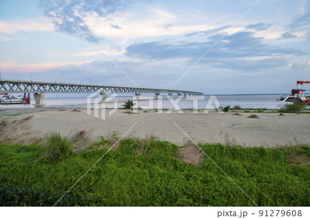 Padma Multipurpose Bridge at Padma river in Bangladesh Padma Multipurpose Bridge at Padma river in Bangladesh 91279608