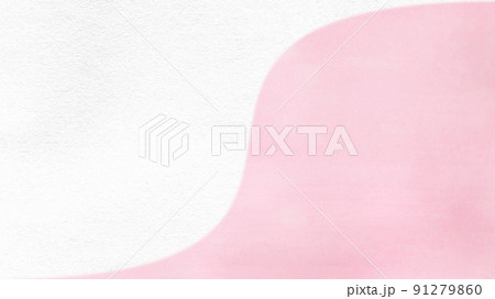 ツートンカラー 白とピンク色の柔らかな背景のイラスト素材